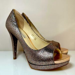 Vera Wang Lavender Selima Glitter Multicolored Pumps